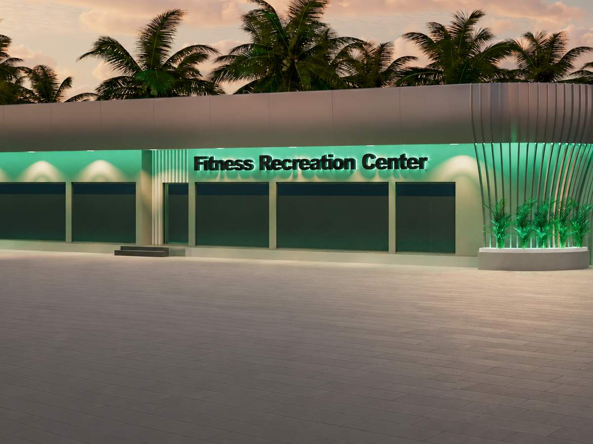 Maldives Fitness and Recreation Center - architectural rendering