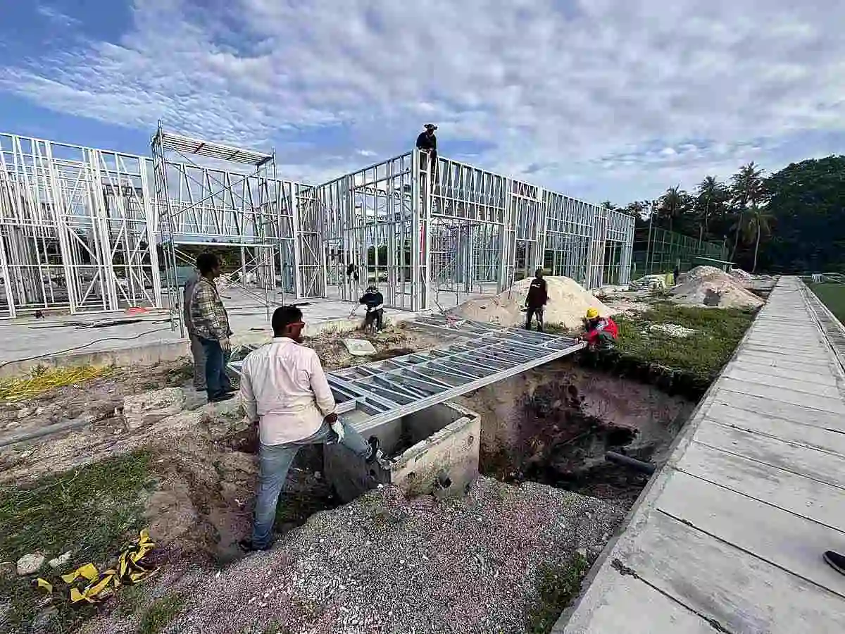 YSHUN MALDIVES light steel building project 10