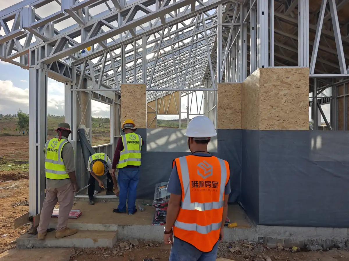 YSHUN FIJI light steel building project, photo 3