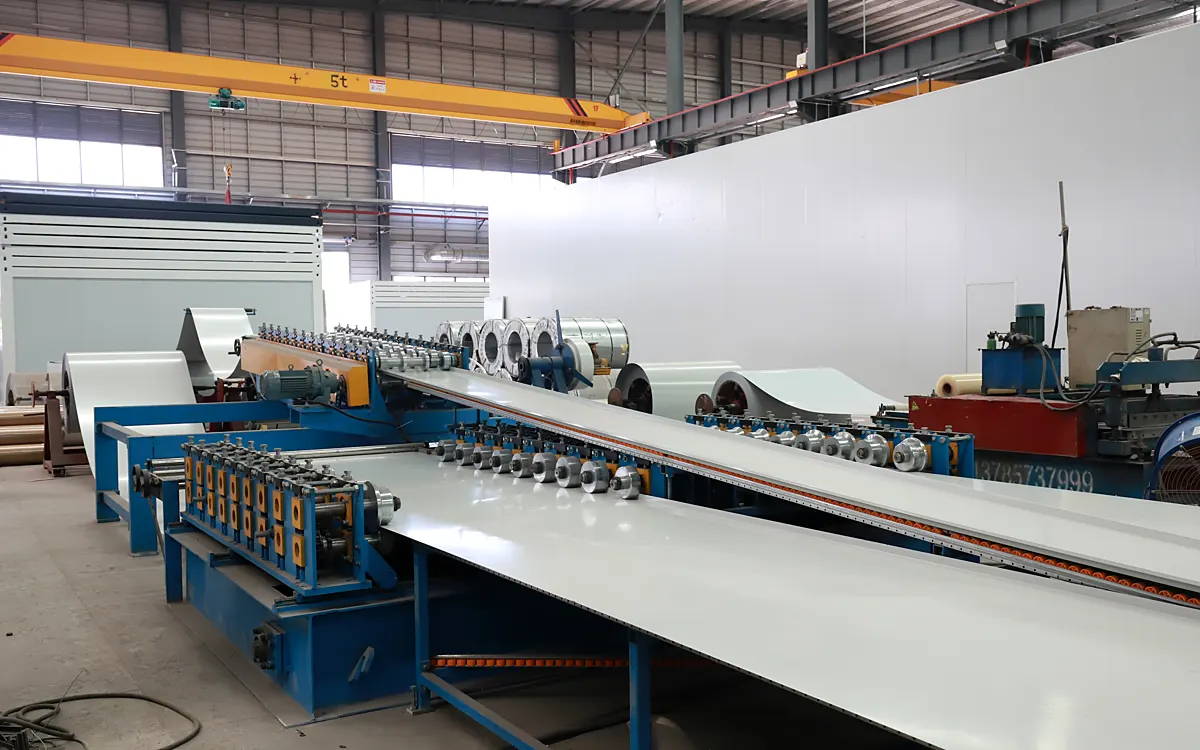 YSHUN steel component production equipment in the factory